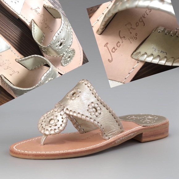 Jack Rogers Shoes - New • Hamptons Whipstitch Thong Sandal